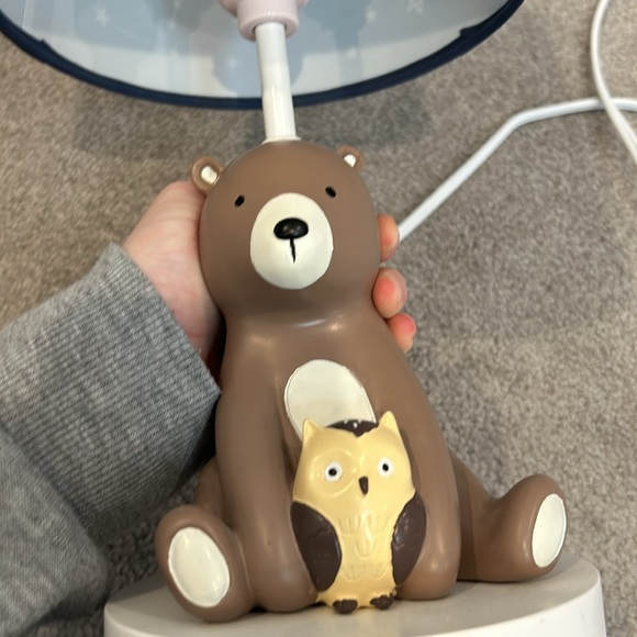 Bear and owl lamp - Picture 9 of 12